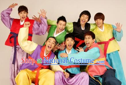 Ancient Korean Hanbok Seven Sets for Men