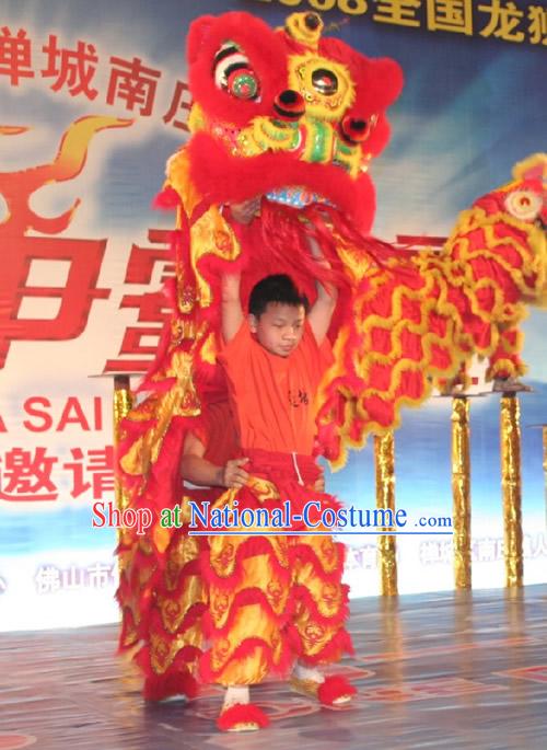 Children Lion Dance Costumes Complete Set