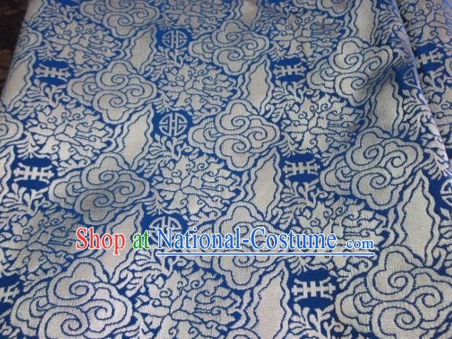 Traditional Chinese Lucky Cloud Brocade Fabric