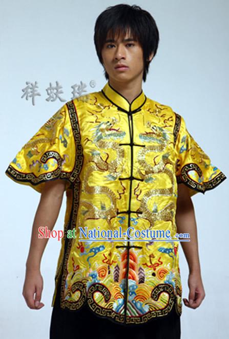 Rui Fu Xiang Chinese Golden Dragon Tang Suit