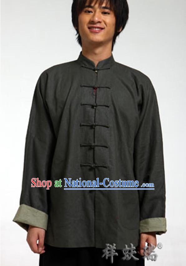 Traditional Chinese Flax Tang Suit for Men