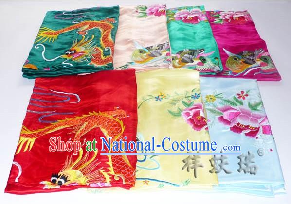 Beijing Rui Fu Xiang Silk Dragon Phoenix Wedding Silk Bedcover