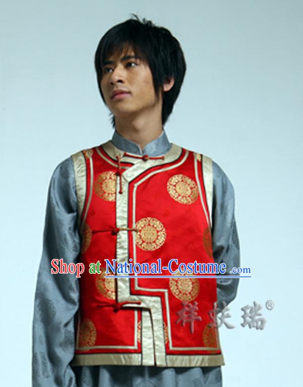 Traditional Chinese Rui Fu Xiang Wedding Jacket for Men