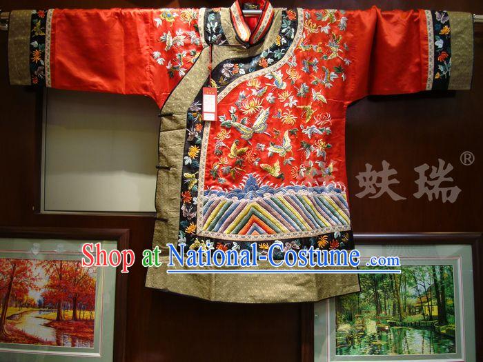 Famous Time-honored Rui Fu Xiang Phoenix Wedding Dress for Women