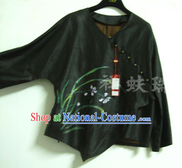 Traditional China Beijing Rui Fu Xiang Xiang Yun Sha Jacket for Women