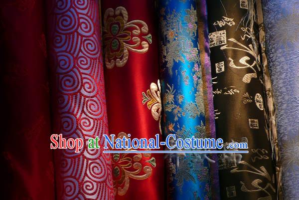 Traditional Chinese Beijing Rui Fu Xiang Silk Fabric