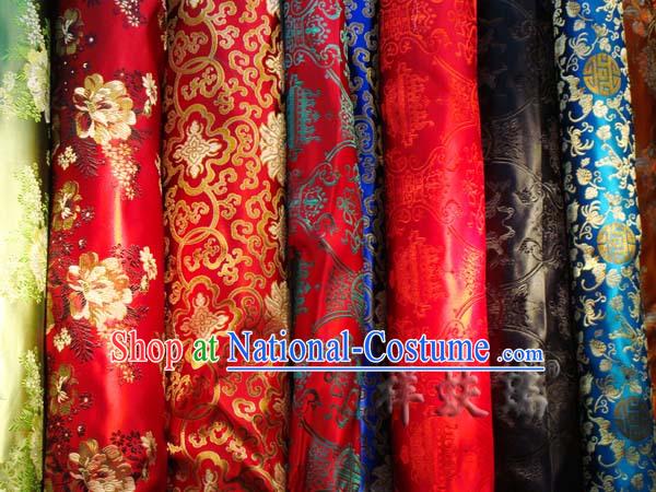 Traditional Chinese Beijing Rui Fu Xiang Silk Fabric