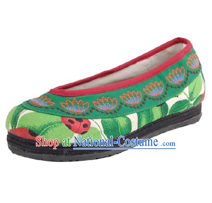 Traditional Chinese Handmade Cloth Shoes