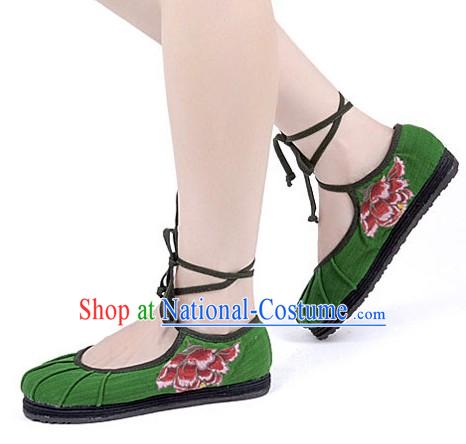 Traditional Chinese Handmade Dance Cloth Shoes