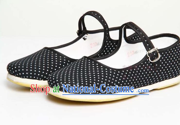 Chinese Classic Handmade Bu Ying Zhai Cloth Shoes for Women