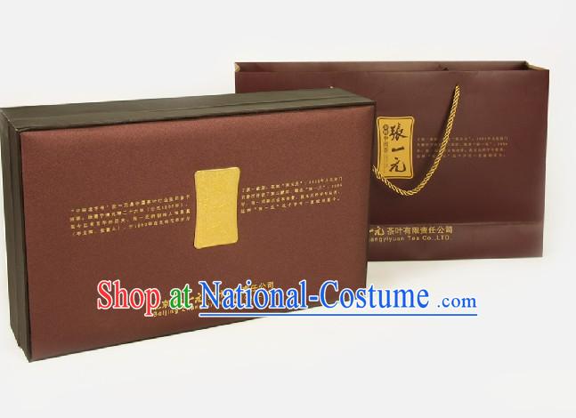 Chinese Zhang Yiyuan Zhanhong Longjing Tieguanyin and Flower Tea in Gift Package