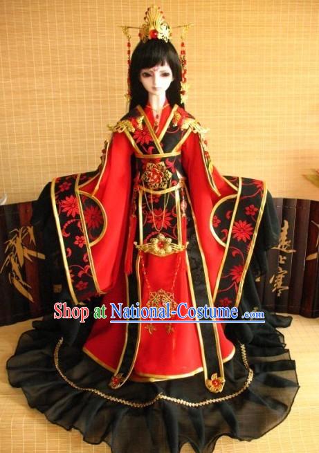 Ancient Chinese Prince Clothing and Crown Set