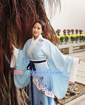 Hand Painted Quju Garment Hanzhuang Clothing for Women