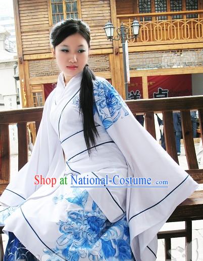 Ancient Chinese Hanfu Clothing Complete Set for Men