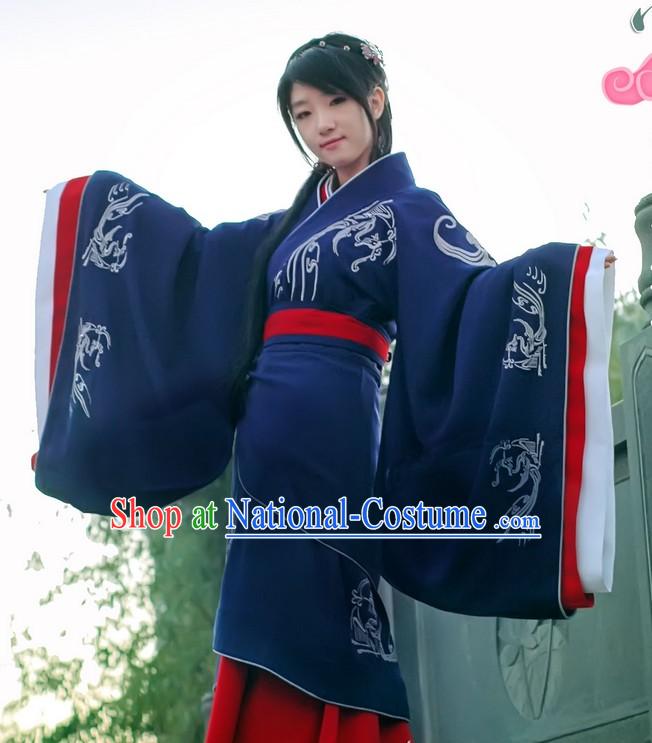 Ancient Han Dynasty Clothing Full Set for Women