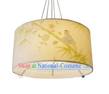 Hand Painted Chinese Silk Lantern