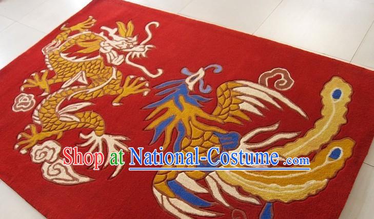 Chinese Dragon and Phoenix Rug