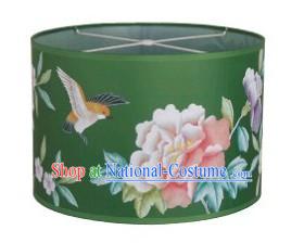 Traditional Chinese Hand Painted Silk Ceiling Lantern