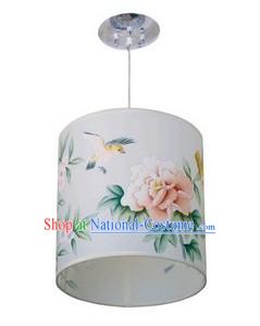 Chinese Classical Hand Painted Flower and Bird Silk Palace Lantern