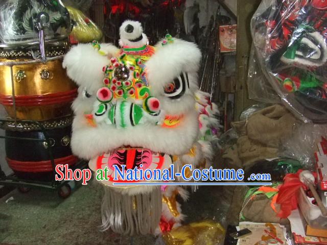 Spring Festival Celebration LUMINOUS Competition and Performance Lion Dance Costume Complete Set