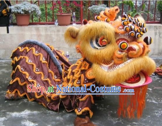 Chinese Classical Lion Dancing Costumes Complete Set