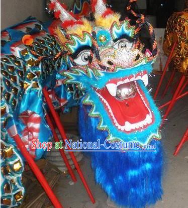 Traditional Chinese Golden Armor Dragon Dance Costume Complete Set for Children