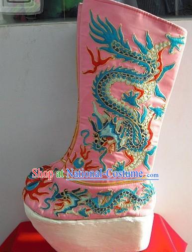 Chinese Opera Dragon Boots for Men