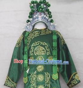 Chinese Guan Yu Costumes Full Set