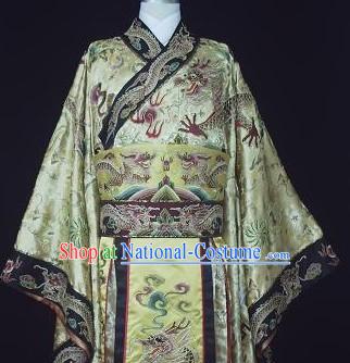 Ancient Han Dynasty Emperor Dragon Clothes