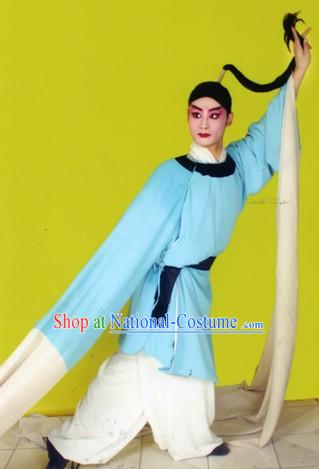 Chinese Opera Long Water Sleeve Dance Costume for Men