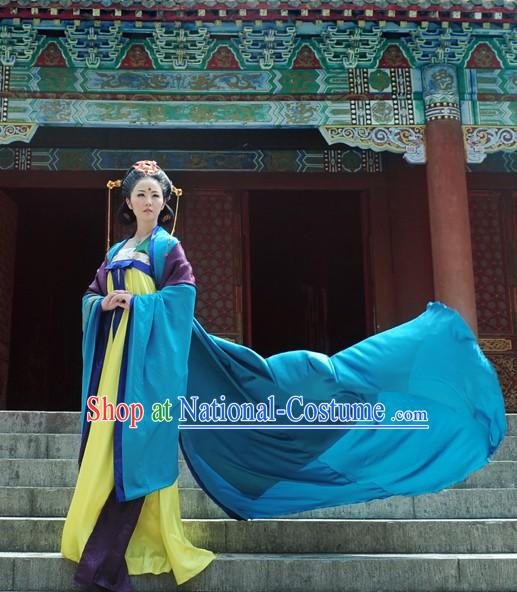 Ancient Chinese Tang Dynasty Empress Attire Complete Set