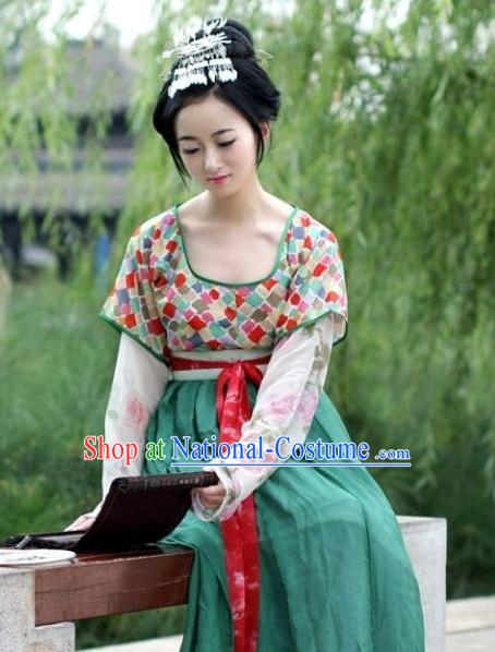 Chinese Tang Dynasty Imperial Costume Complete Set