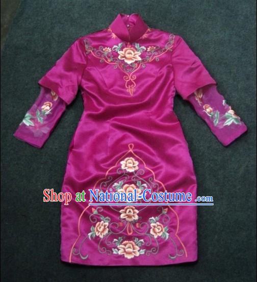 Chinese Classical Wedding Evening Chengsam Dress