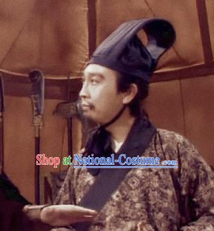 Ancient Chinese Han Minister Hat for Men