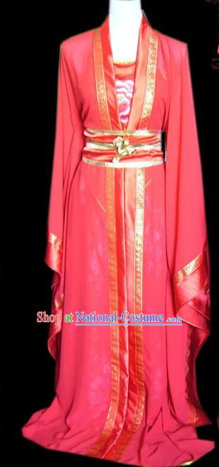 Chinese Classical Red Hanfu Clothing for Women