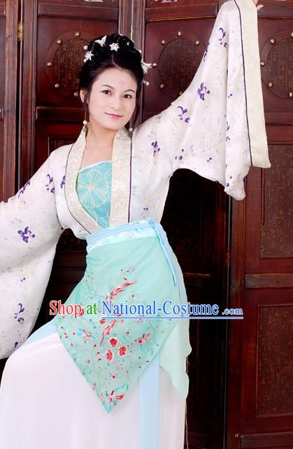 Chinese Classical Solo Dance Embroidered Birds Costume