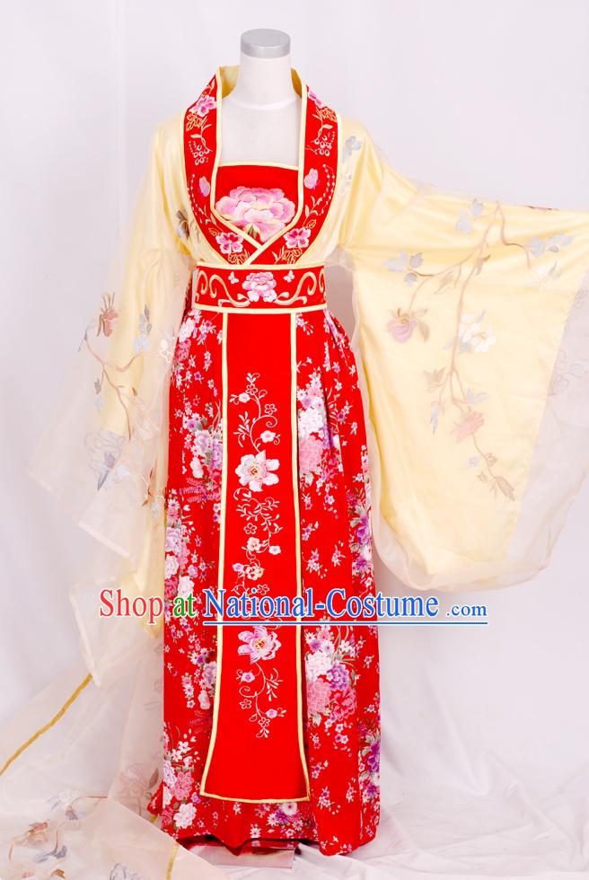 Tang Dynasty Empress Embroidered Clothing Complete Set