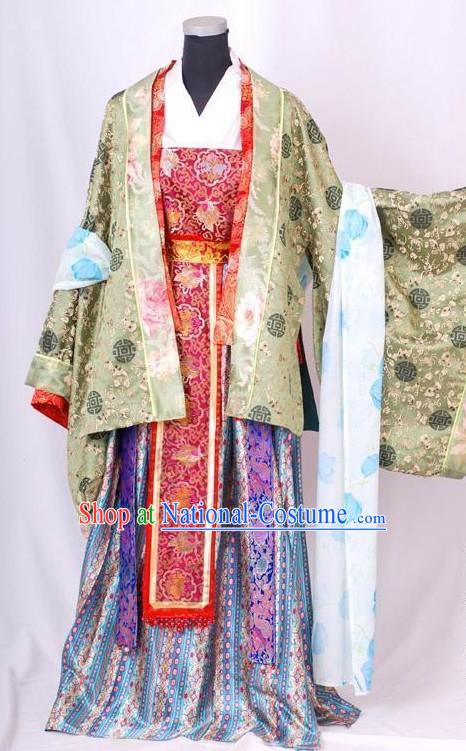 Ancient Chinese Wedding Clothing Complete Set for Brides