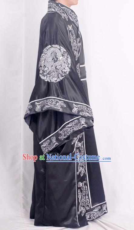 Stunning Embroidered Dragon Han Chinese Clothing for Men