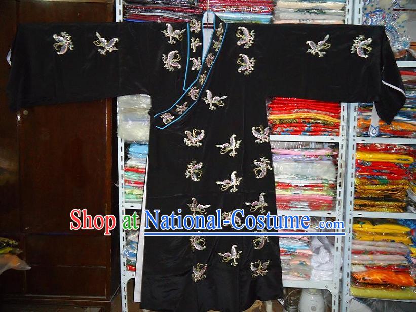 Chinese Beijing Opera Wu Sheng Embroidered Flower Robe for Men