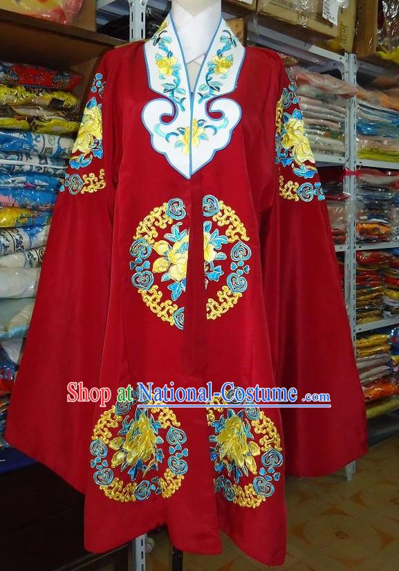 Chinese Opera Embroidered Flower Nv Pi Costumes