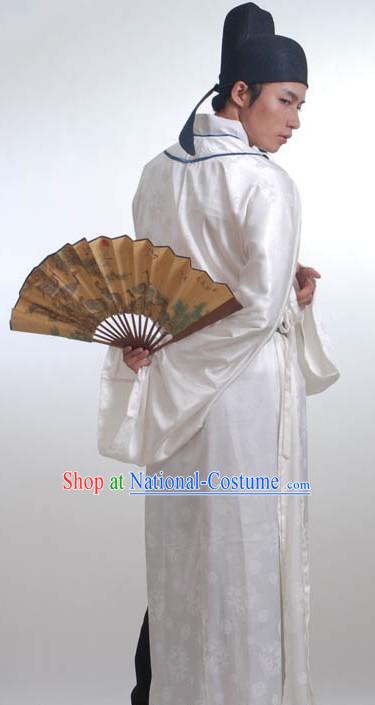 Ancient Chinese Thriving Tang Dynasty Men Poet Clothing and Hat