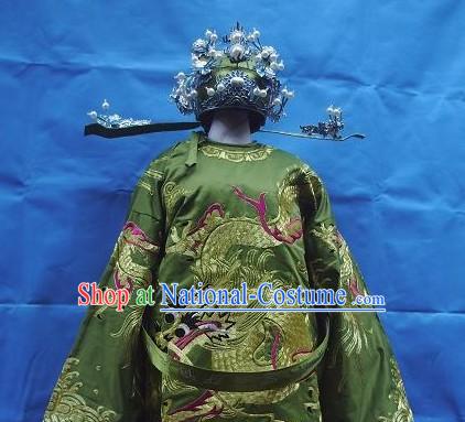 Chinese Opera Prime Minister Costumes and Hat