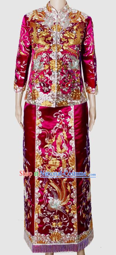 Traditional Chinese Mother-in-law Wedding Ceremonial Dress