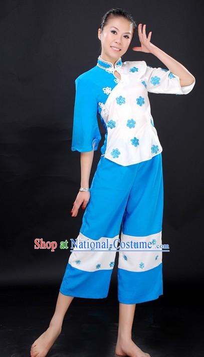 Chinese Fan Dance Costumes