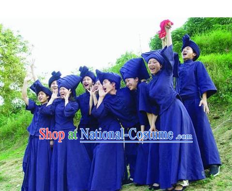 Chinese Ethnic Zhuang Minority Costumes