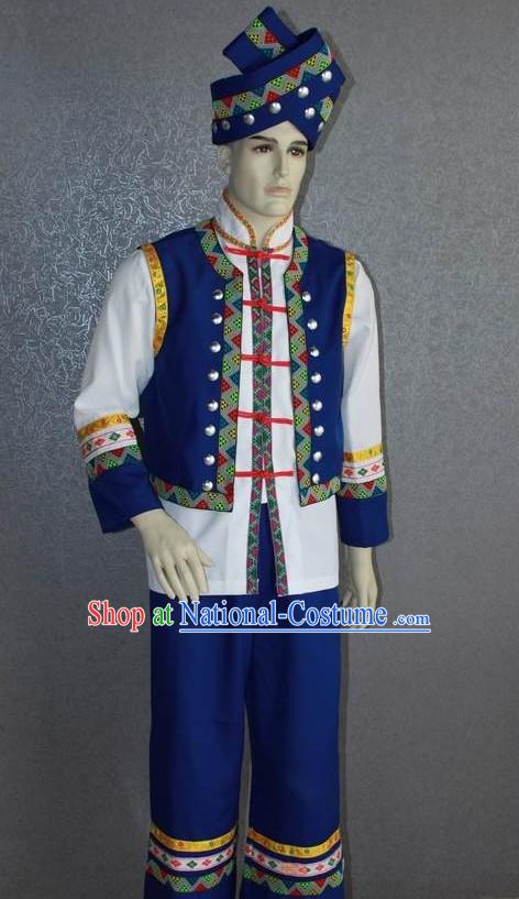 Chinese Ethnic Minority Dance Costume Complete Set