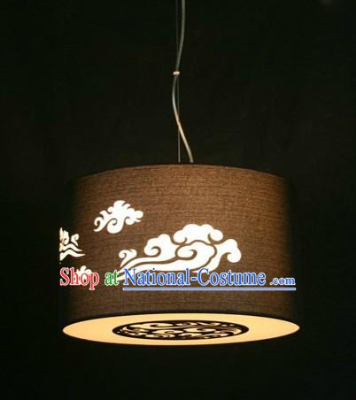 Traditional Chinese Auspicious Cloud Cloth Lantern Set