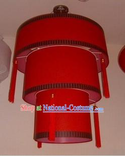 Lucky Red Chinese Style Three Layers Lantern
