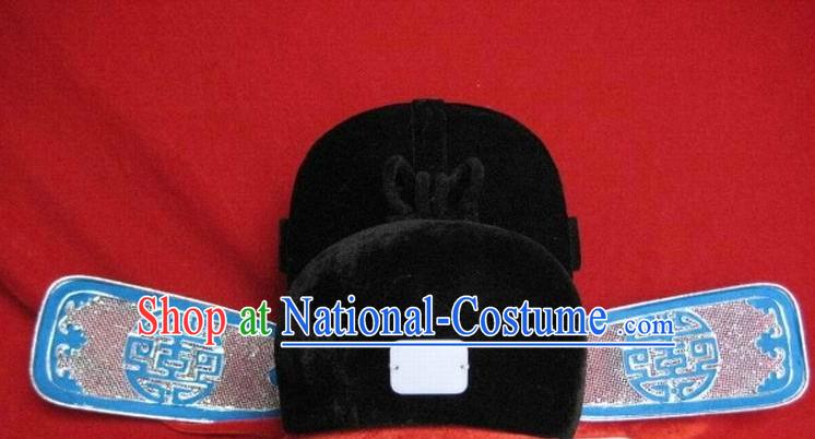 Ancient Chinese Court Black Guaze Cap